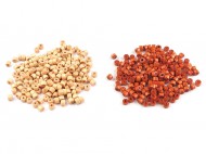 Dřevěné korálky váleček 3x4 mm - zvětšit obrázek