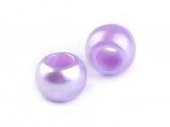 Plastové perly s velkým průvlekem 6x8 mm - zvětšit obrázek