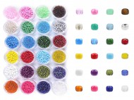 Skleněný rokajl mix v dóze 8-12 g 4 mm - zvětšit obrázek