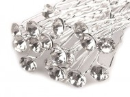 Štrasová vlásenka s kamínkem 7,2 mm 1 crystal, 2 ks - zvětšit obrázek
