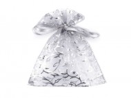 Dárkový pytlík 7x10 cm organza s lurexem