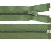 Spirálový zip No 5 délka 45 cm bundový POL 265 zelená lahvová, 1 ks - zvětšit obrázek