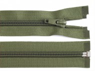 Spirálový zip No 5 délka 80 cm bundový POL 327 zelená olivová, 1 ks - zvětšit obrázek