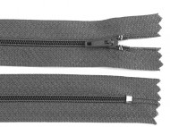 Spirálový zip No 3 délka 18 cm pinlock 312 šedá tmavá, 1 ks - zvětšit obrázek