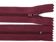 Spirálový zip No 3 délka 18 cm pinlock 178 bordó, 1 ks - zvětšit obrázek