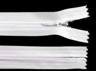 Spirálový zip skrytý No 3 délka 18 cm 101 bílá, 1 ks - zvětšit obrázek