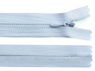 Spirálový zip skrytý No 3 délka 60 cm 183 modrá ledová, 1 ks - zvětšit obrázek