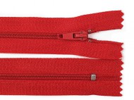 Spirálový zip No 3 délka 14 cm autolock 148 červená, 1 ks - zvětšit obrázek