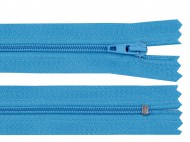 Spirálový zip No 3 délka 14 cm autolock 208 modrá sytá světlá, 1 ks - zvětšit obrázek