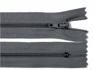Spirálový zip No 3 délka 18 cm autolock 312 šedá tmavá, 1 ks - zvětšit obrázek