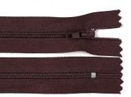 Spirálový zip No 3 délka 18 cm autolock 304 hnědá čokoládová, 1 ks - zvětšit obrázek