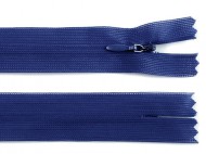 Spirálový zip skrytý No 3 délka 50 cm dederon 803 modrá námořnická, 1 ks - zvětšit obrázek