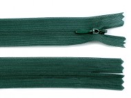 Spirálový zip skrytý No 3 délka 50 cm dederon 272 zelená piniová, 1 ks - zvětšit obrázek