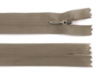 Spirálový zip skrytý No 3 délka 50 cm dederon 296 bronzově hnědá, 1 ks - zvětšit obrázek