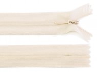 Spirálový zip skrytý No 3 délka 50 cm dederon 306 béžová nejsv., 1 ks - zvětšit obrázek