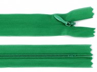 Spirálový zip skrytý No 3 délka 40 cm dederon 243 zelené kapradí, 1 ks - zvětšit obrázek