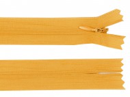 Spirálový zip skrytý No 3 délka 40 cm dederon 123 hořčicová, 1 ks - zvětšit obrázek