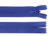Spirálový zip skrytý No 3 délka 40 cm dederon 340 modrá královská, 1 ks - zvětšit obrázek