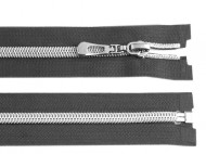 Spirálový zip No 7 délka 75 cm se stříbrnými zoubky