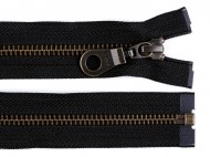 Staromosazný zip YKK No 5 délka 80 cm bundový