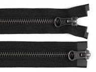 Zip kovový YKK No 5 dělitelný 2 jezdce / dvoucestný 70 cm na kožené bundy