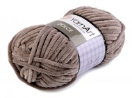 Pletací žinylková příze Dolce 100 g 12 (754) béžová tm., 1 ks - zvětšit obrázek