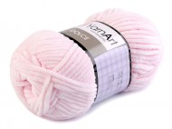 Pletací žinylková příze Dolce 100 g 13 (750) růžová nejsv., 1 ks - zvětšit obrázek