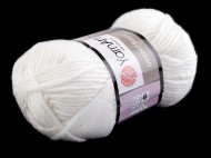 Pletací příze Merino bulky 100 g 1 (501) bílá, 1 ks - zvětšit obrázek