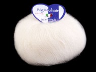 Pletací příze Big Mohair 25 g 1 (2) krémová nejsvět., 1 ks - zvětšit obrázek