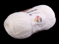 Pletací příze Gloria 50 g 1 (57076) bílá, 1 ks - zvětšit obrázek