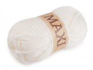 Pletací příze Jumbo Maxi 100 g 1 (903) bílá, 1 ks - zvětšit obrázek