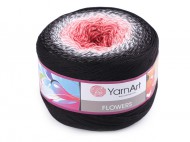 Pletací příze Flowers 250 g 6 (260) růžová, 1 ks - zvětšit obrázek