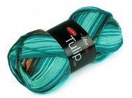Pletací příze Tulip color 100 g 13 (5215) tyrkysová, 1 ks - zvětšit obrázek