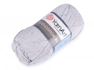 Pletací příze Eco - cotton XL 200 g 3 (763) šedá nejsvětlější, 1 ks - zvětšit obrázek