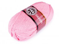 Pletací příze Favori 100 g 4 (039) růžová sv., 1 ks - zvětšit obrázek