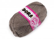 Pletací příze Dora 100 g 34 (014) béžová tmavá, 1 ks - zvětšit obrázek