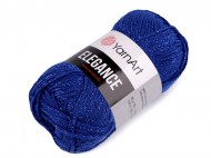 Pletací příze Elegance lurex 50 g 13 (106) modrá královská, 1 ks - zvětšit obrázek