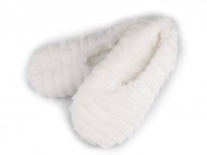 Dámské zimní balerínky s protiskluzem 13 (vel. 35-38) Off White, 1 pár - zvětšit obrázek
