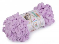 Pletací příze Alize Puffy 100 g 14 (27) fialová lila, 1 ks - zvětšit obrázek