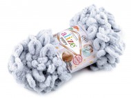 Pletací příze Alize Puffy 100 g 27 (416) šedá světlá, 1 ks - zvětšit obrázek