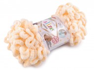 Pletací příze Alize Puffy 100 g 26 (742) broskvová světlá, 1 ks - zvětšit obrázek