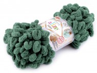 Pletací příze Alize Puffy 100 g 30 (532) zelená, 1 ks - zvětšit obrázek