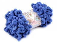 Pletací příze Alize Puffy 100 g 35 (141) modrá královská, 1 ks - zvětšit obrázek