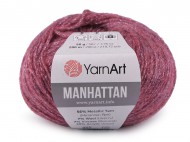 Pletací příze Manhattan 50 g 9 (905) starorůžová tm., 1 ks - zvětšit obrázek