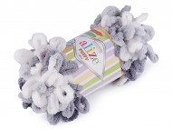 Pletací příze Alize Puffy color 100 g 7 (5925) šedá, 1 ks - zvětšit obrázek
