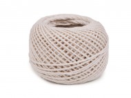 Bavlněná příze macrame / háčkovací 40 g rozčesávací 2 (17) režná světlá, 1 ks - zvětšit obrázek
