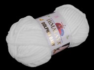 Pletací žinylková příze Dolphin Baby 100 g 1 (80301) bílá, 1 ks - zvětšit obrázek