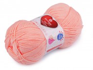 Pletací příze Baby Love a Care 100 g 3 (253) meruňková, 1 ks - zvětšit obrázek