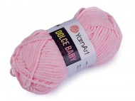 Pletací žinylková příze Dolce Baby 50 g 6 (750) růžová sv., 1 ks - zvětšit obrázek