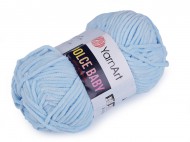Pletací žinylková příze Dolce Baby 50 g 9 (749) modrá ledová, 1 ks - zvětšit obrázek